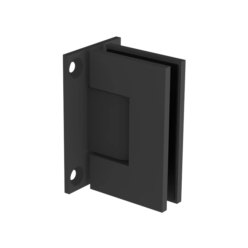 [JEN037] Shower Hinge - Square Regular Duty - Wall Mount, Full Plate