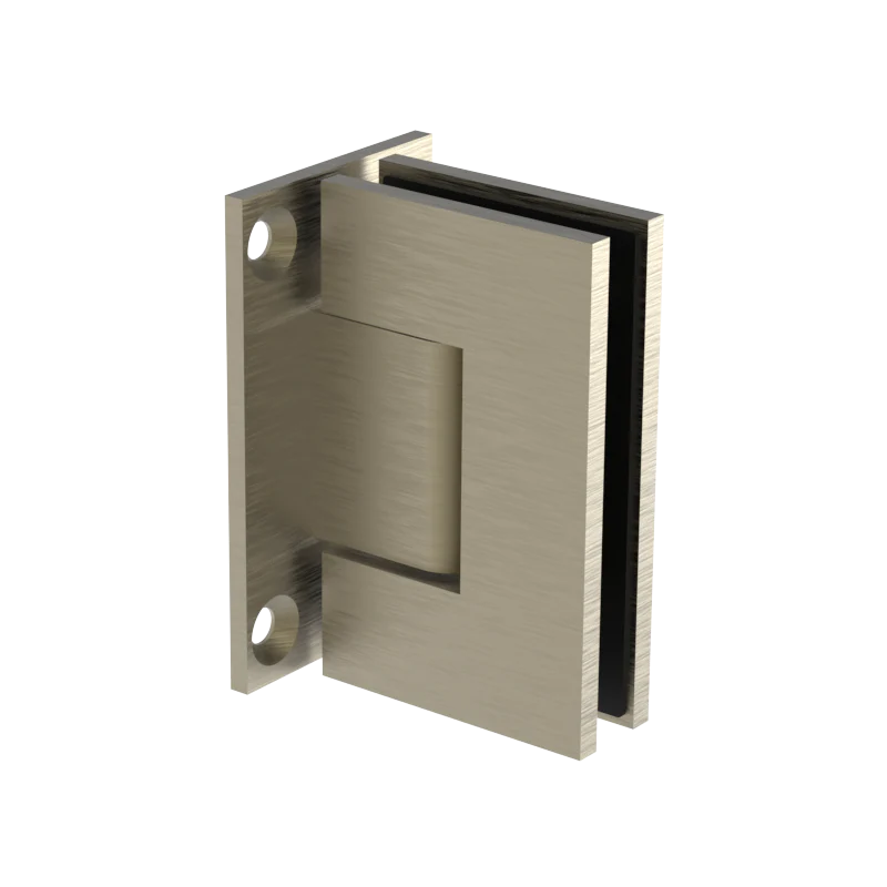 [JEN037] Shower Hinge - Square Regular Duty - Wall Mount, Full Plate
