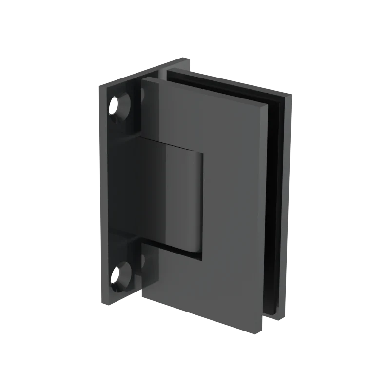 [JEN037] Shower Hinge - Square Regular Duty - Wall Mount, Full Plate