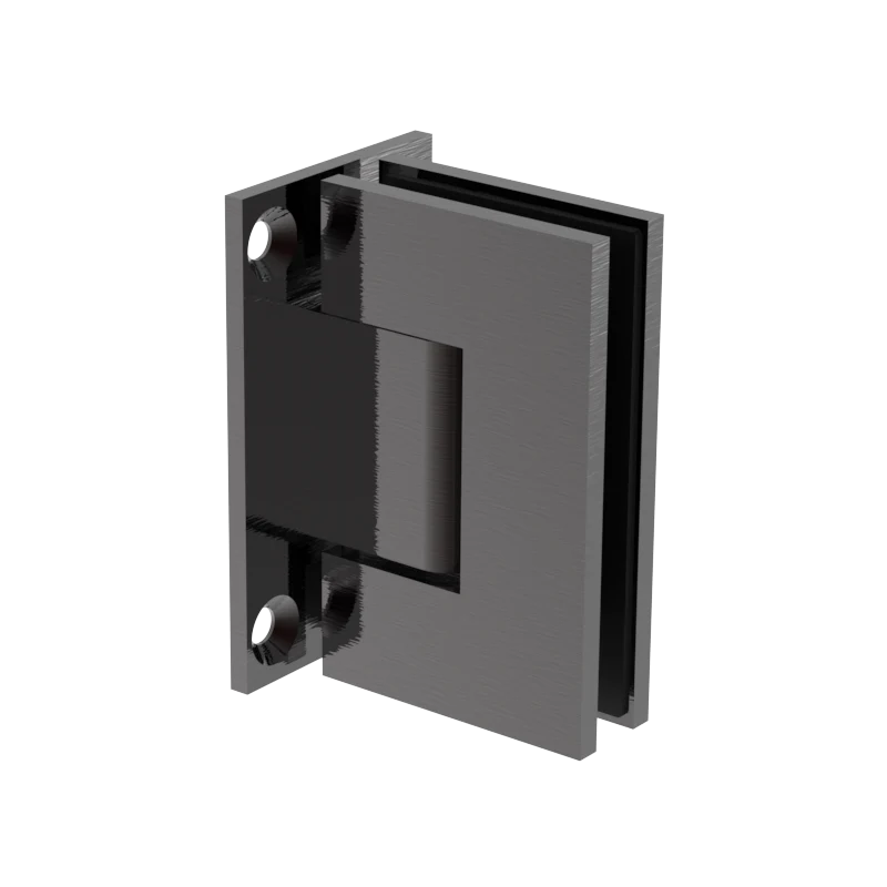 [JEN037] Shower Hinge - Square Regular Duty - Wall Mount, Full Plate